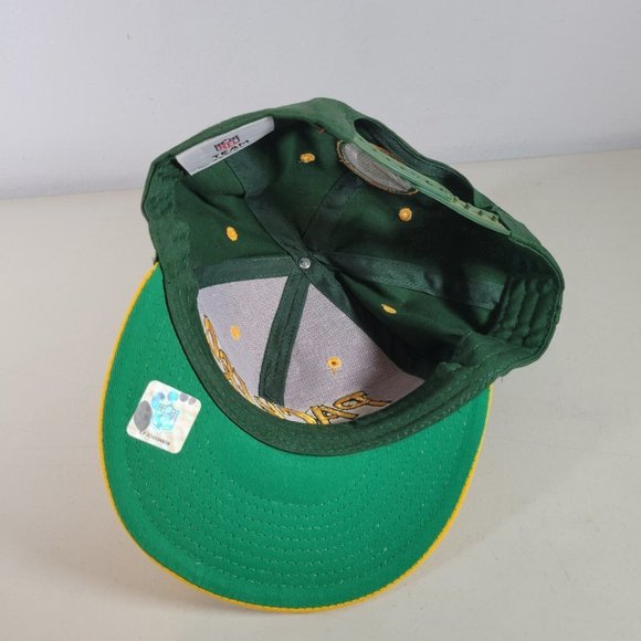 Green Bay Packers Snapback Hat NFL Football Green Yellow Cap - Picture 7 of 7